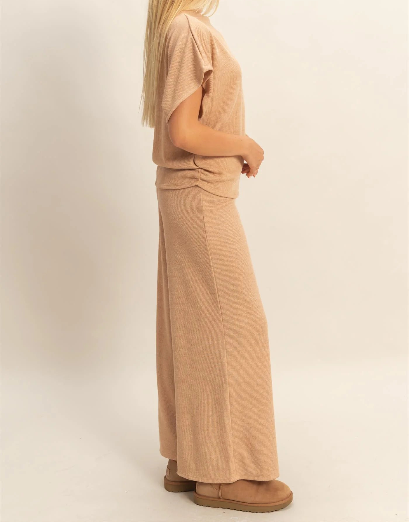 Mock Neck Top & Pants Set